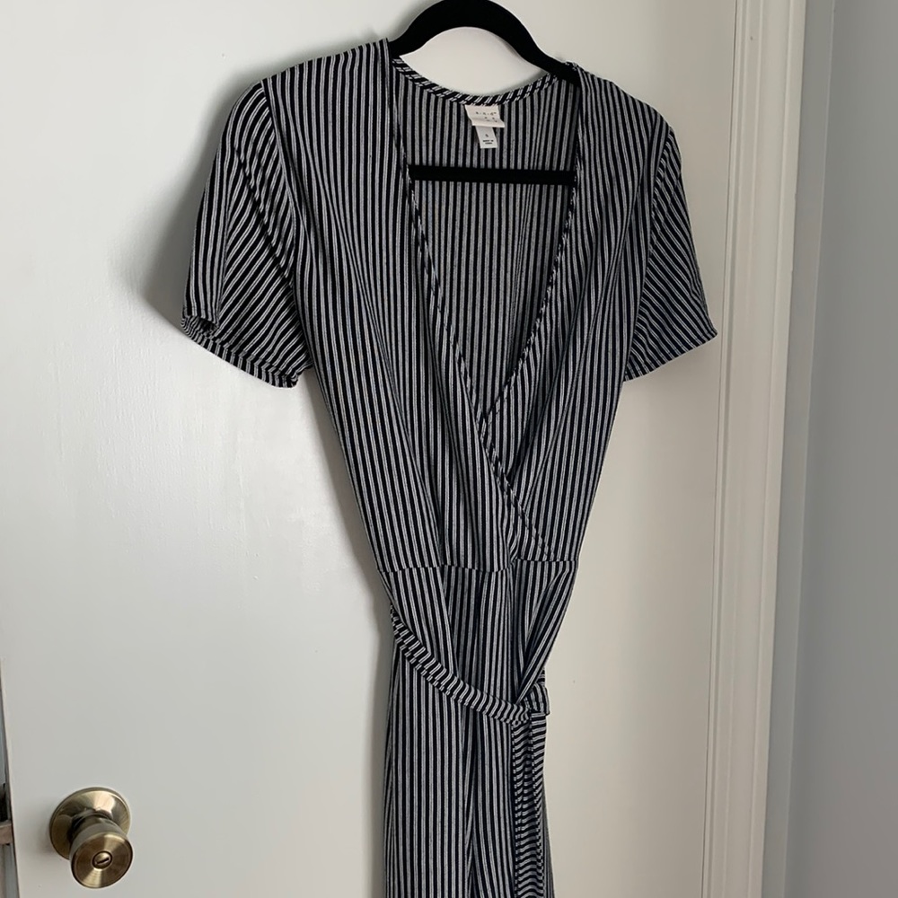 Black and white jumpsuit